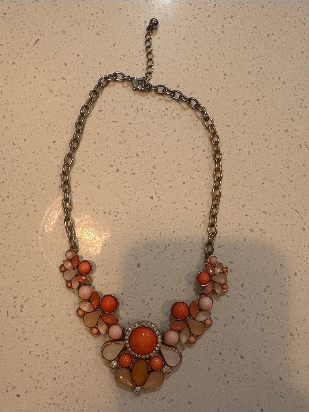 Coral Statement Bib Necklace - Women Jewelry